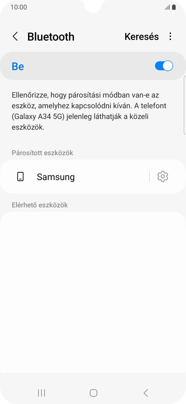 A befejezéshez, és ahhoz, hogy visszatérhess a főképernyőhöz, nyomd meg a főgombot.
