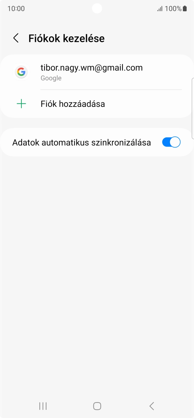 A befejezéshez, és ahhoz, hogy visszatérhess a főképernyőhöz, nyomd meg a főgombot.