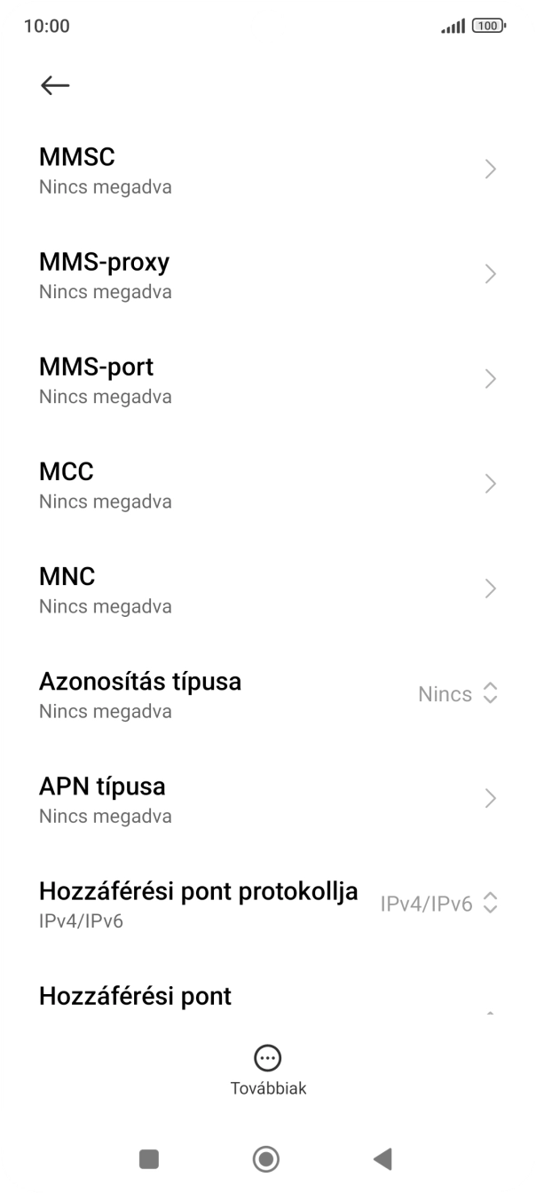 Válaszd az MCC lehetőséget. Válaszd az MCC lehetőséget.