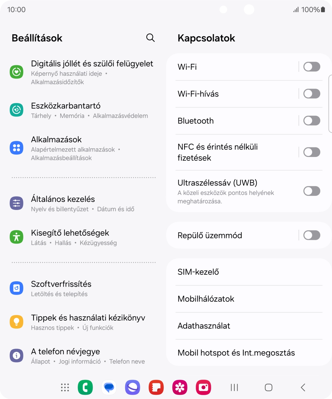 Válaszd az Általános kezelés lehetőséget.