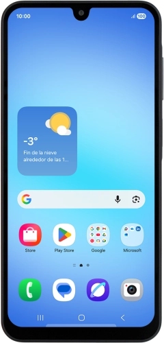 Imagen 1: Vista frontal del Samsung Galaxy A17 5G - Black