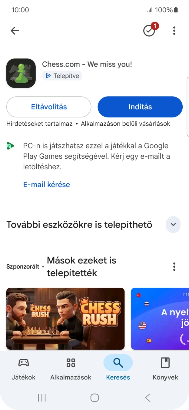 A befejezéshez, és ahhoz, hogy visszatérhess a főképernyőhöz, nyomd meg a főgombot. A befejezéshez, és ahhoz, hogy visszatérhess a főképernyőhöz, nyomd meg a főgombot.