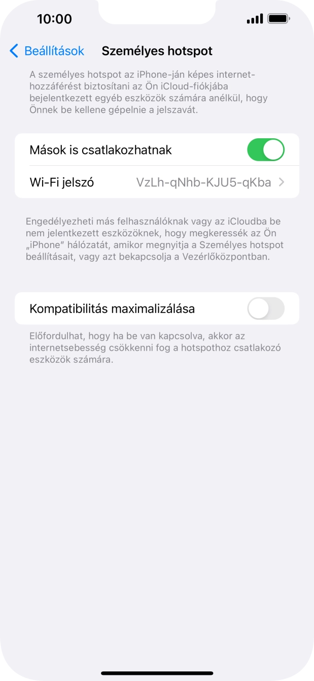 Húzd az ujjad felfelé a kijelző aljáról, hogy visszatérj a kezdőképernyőhöz.