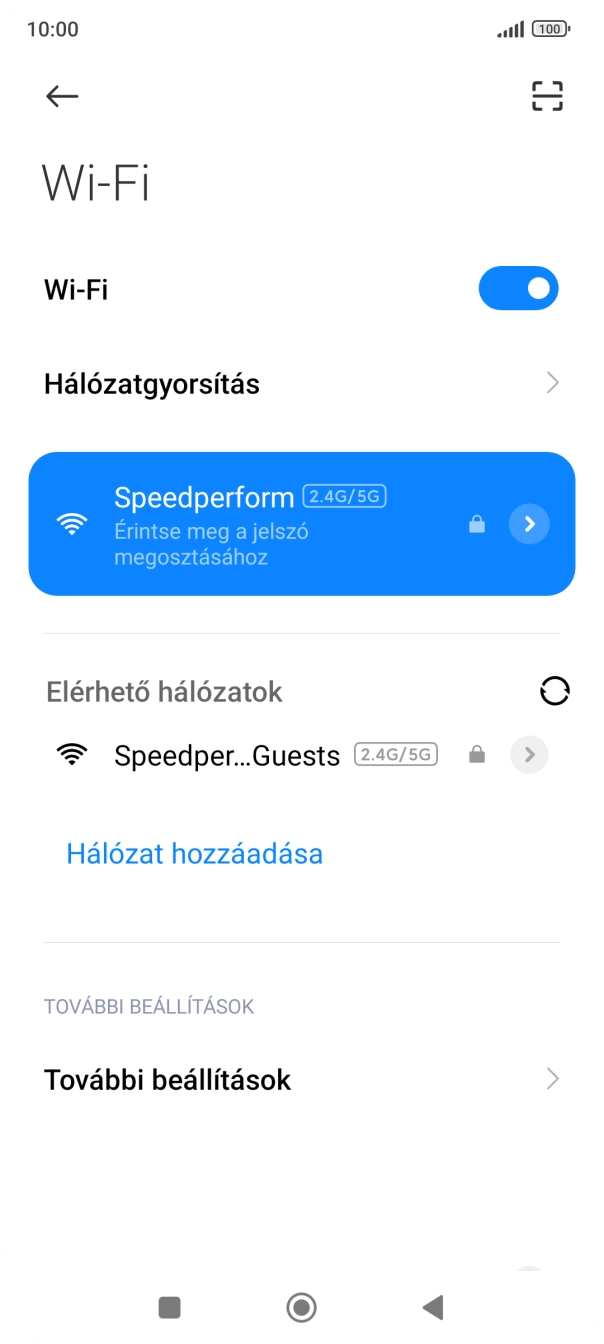 A befejezéshez, és ahhoz, hogy visszatérhess a főképernyőhöz, nyomd meg a főgombot.