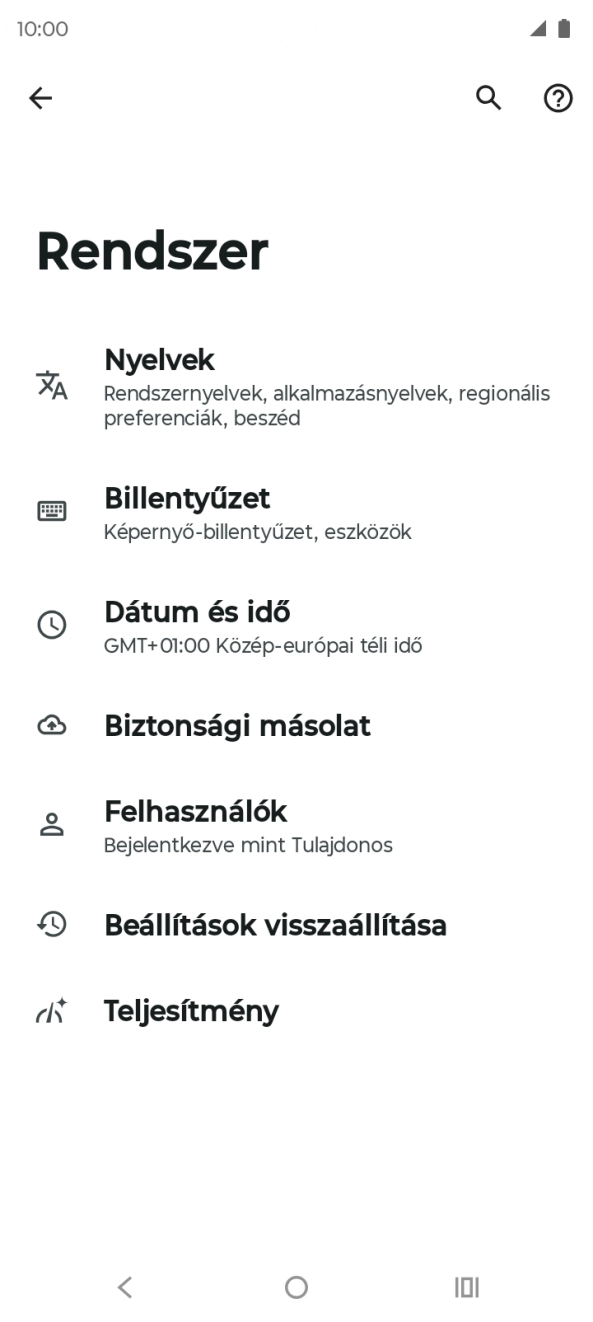 Válaszd a Beállítások visszaállítása lehetőséget. Válaszd a Beállítások visszaállítása lehetőséget.