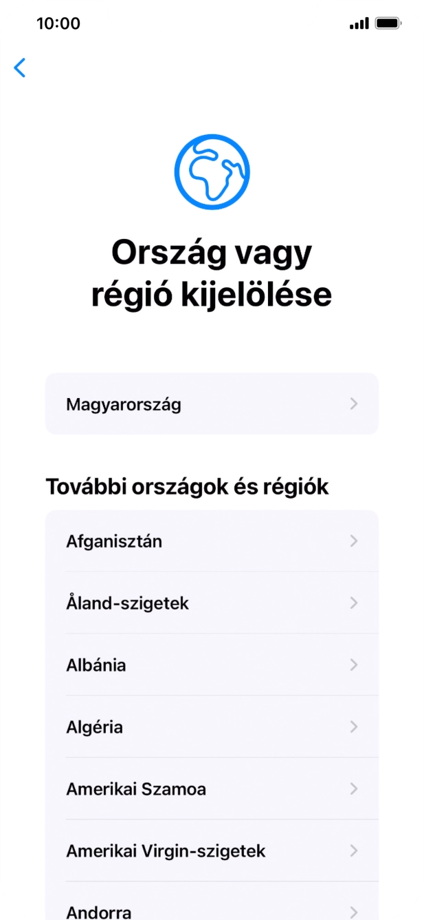 Válaszd ki a kívánt országot vagy régiót. Válaszd ki a kívánt országot vagy régiót.