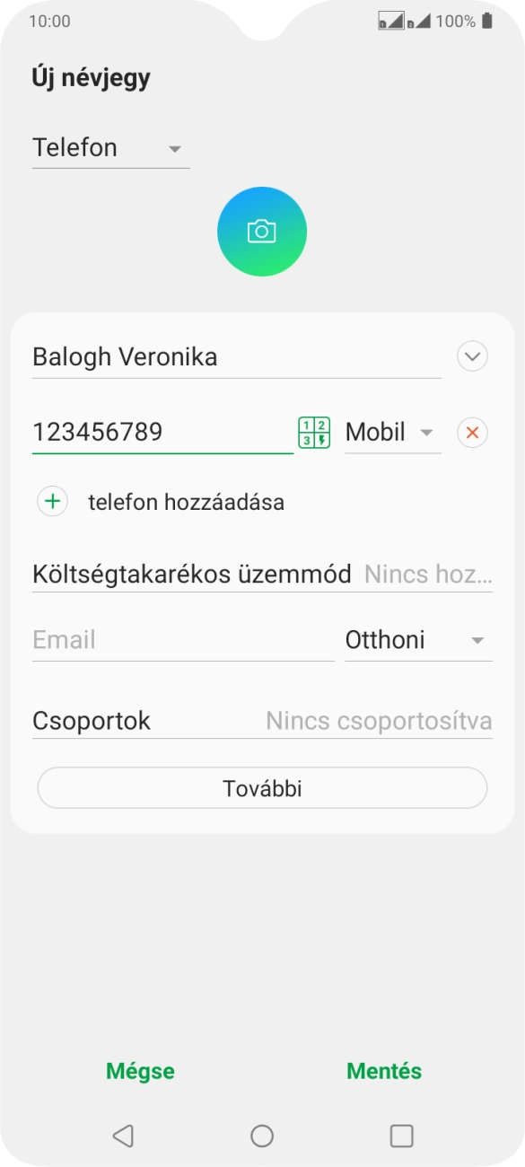 Válaszd a Mentés lehetőséget. Válaszd a Mentés lehetőséget.