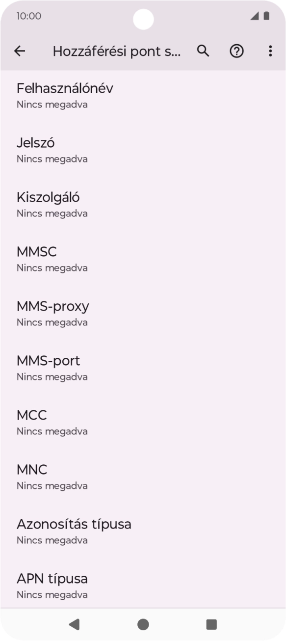 Válaszd az MCC lehetőséget. Válaszd az MCC lehetőséget.
