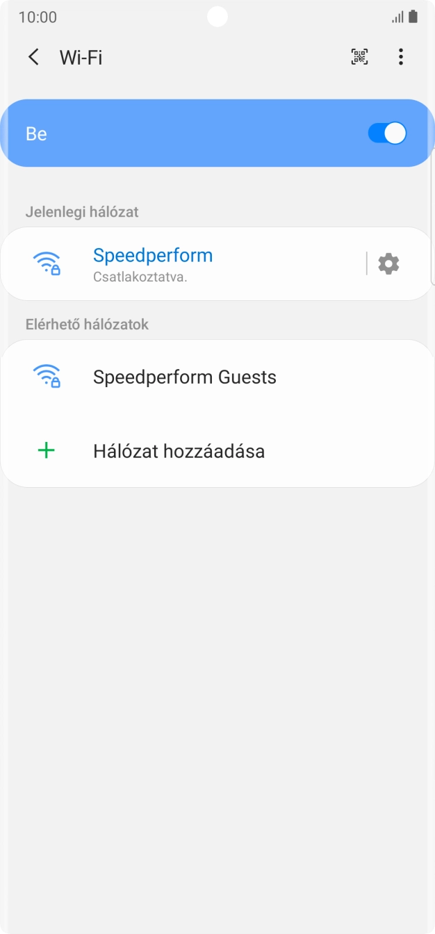 A befejezéshez, és ahhoz, hogy visszatérhess a főképernyőhöz, nyomd meg a főgombot.