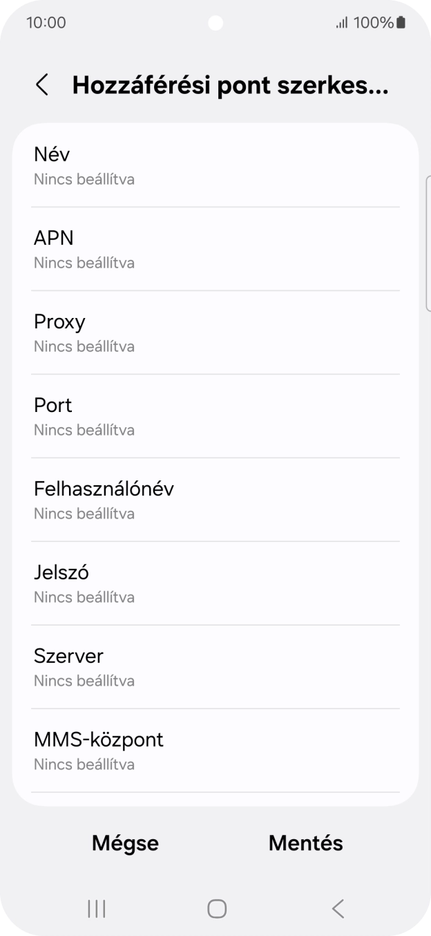 Válaszd a Név lehetőséget.