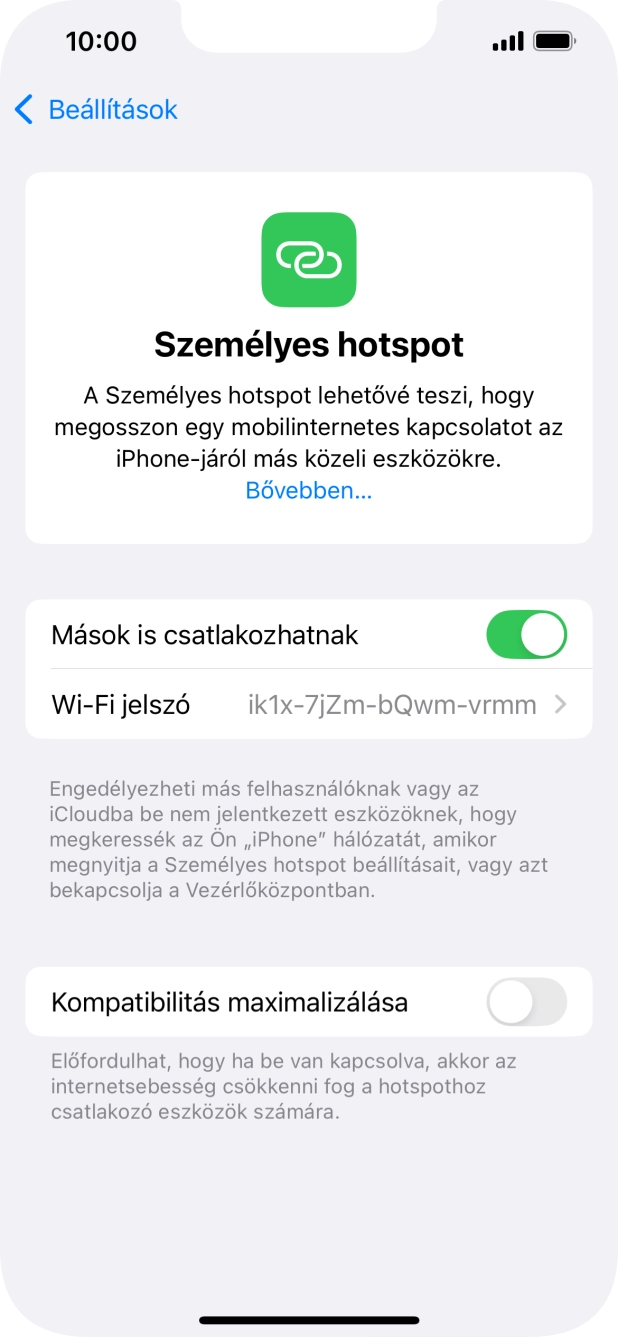 Húzd az ujjad felfelé a kijelző aljáról, hogy visszatérj a kezdőképernyőhöz.