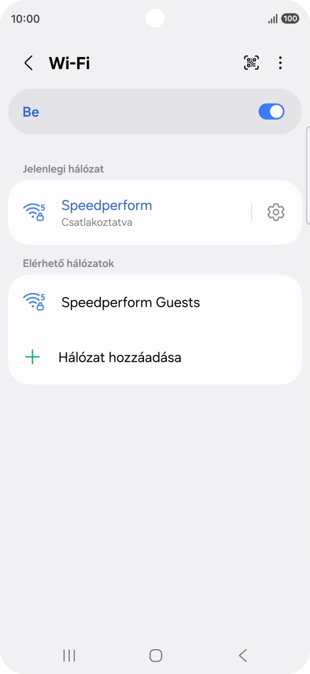 A befejezéshez, és ahhoz, hogy visszatérhess a főképernyőhöz, nyomd meg a főgombot.