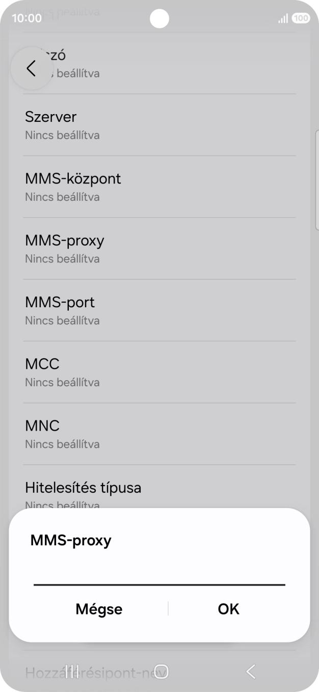 Írd be azt, hogy 80.244.097.002, és válaszd az OK lehetőséget.