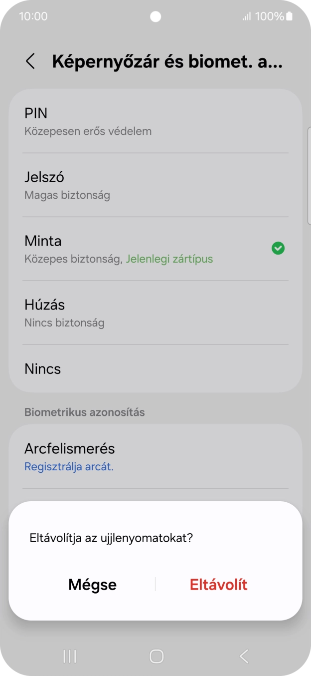 Válaszd az Eltávolít lehetőséget. Válaszd az Eltávolít lehetőséget.