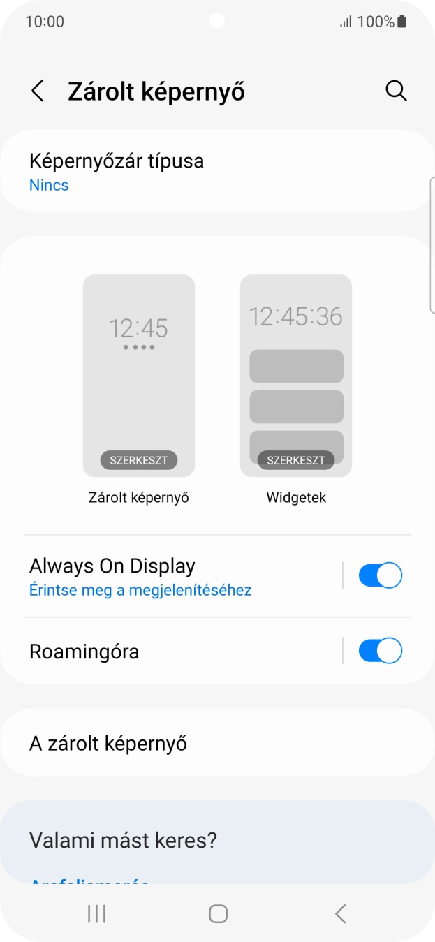 A befejezéshez, és ahhoz, hogy visszatérhess a főképernyőhöz, nyomd meg a főgombot.