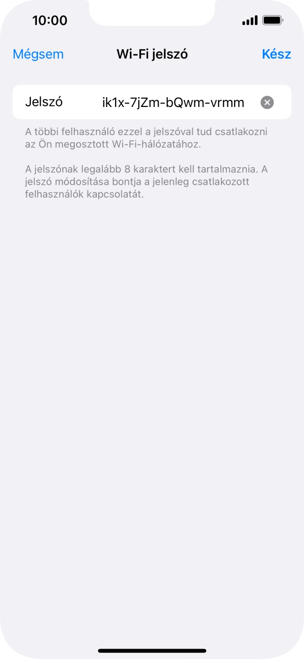 Válaszd a Kész lehetőséget.