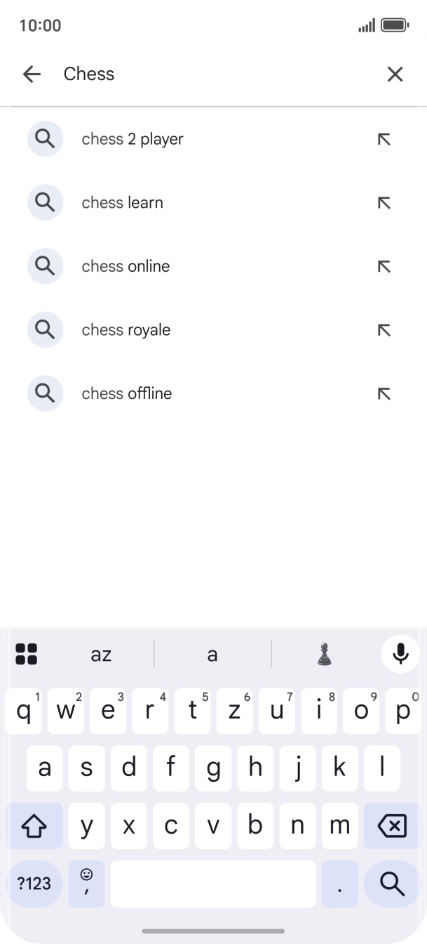 Írd be a keresett alkalmazás nevét vagy kategóriáját, és kattints a keresés ikonra.