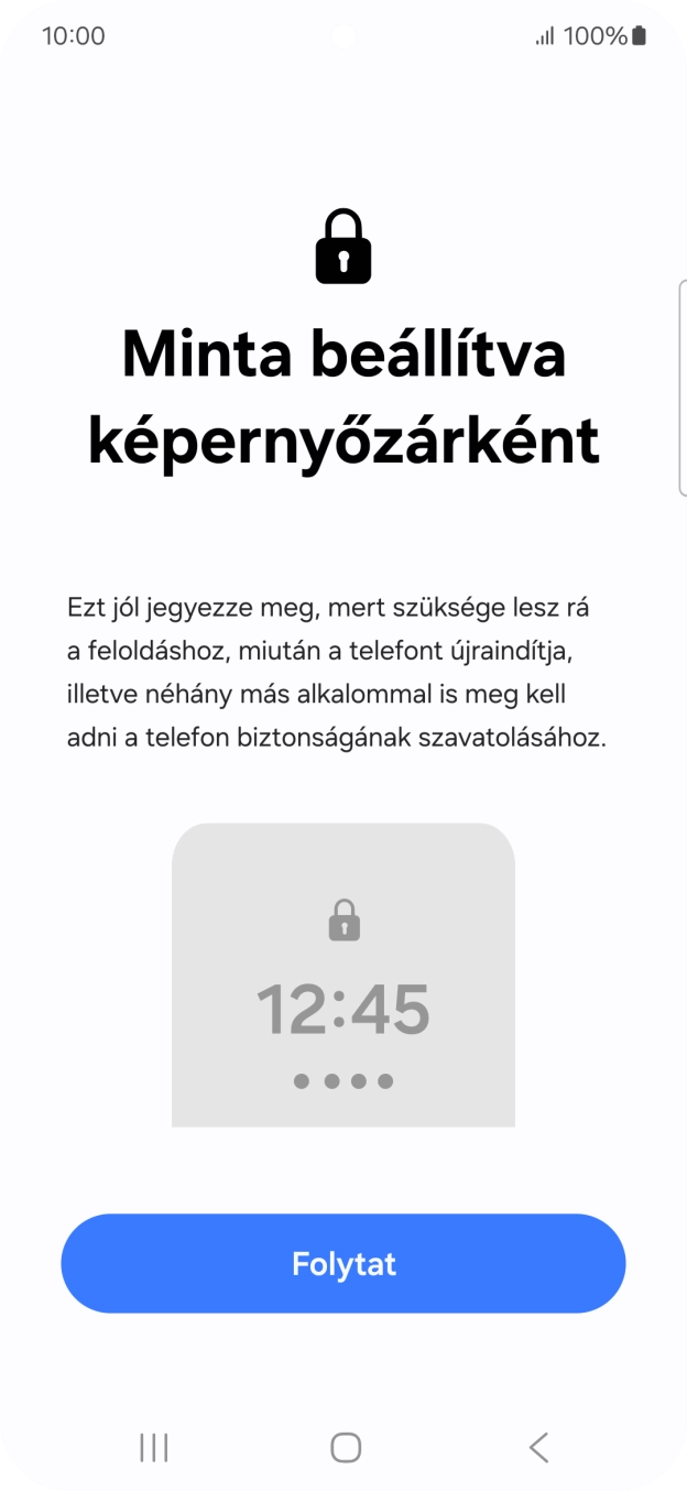 Válaszd a Folytat lehetőséget. Válaszd a Folytat lehetőséget.