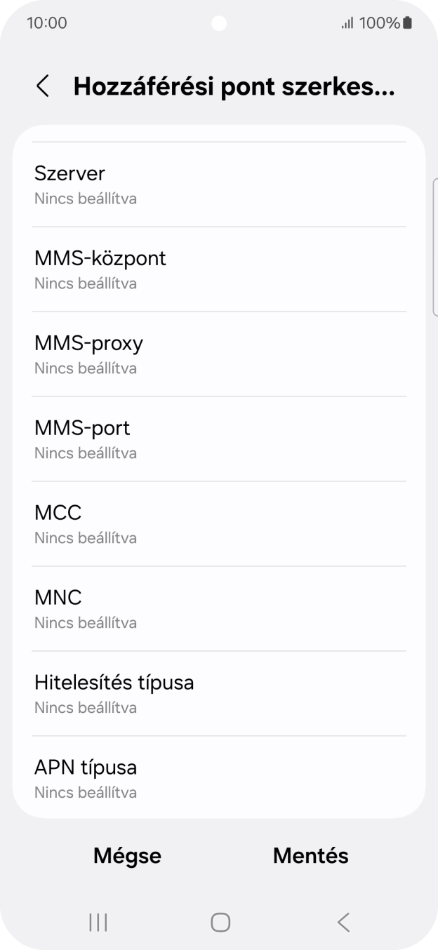 Válaszd az MCC lehetőséget.