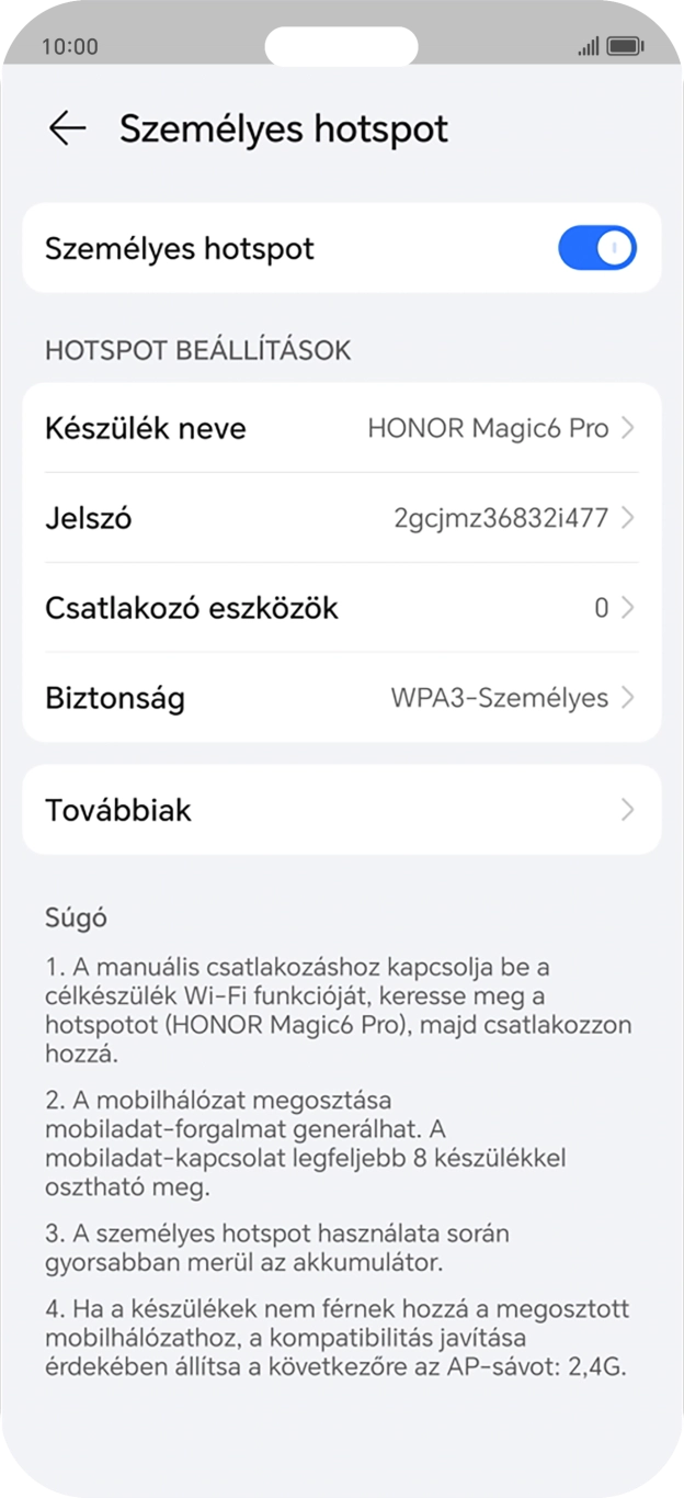 Húzd az ujjad felfelé a kijelző aljáról, hogy visszatérj a kezdőképernyőhöz.