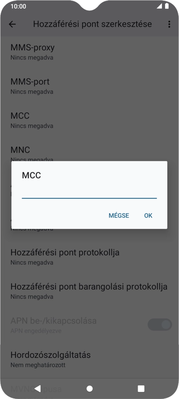 Írd be azt, hogy 216, és válaszd az OK lehetőséget. Írd be azt, hogy 216, és válaszd az OK lehetőséget.