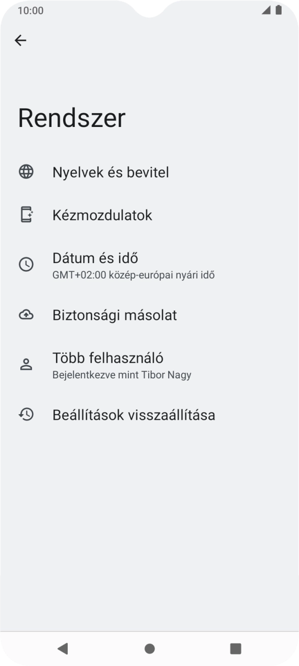 Válaszd a Beállítások visszaállítása lehetőséget.