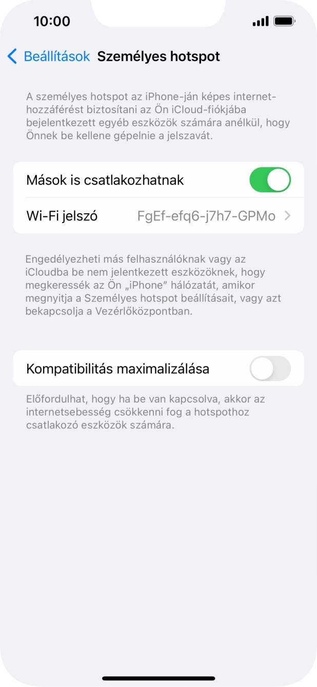Húzd az ujjad felfelé a kijelző aljáról, hogy visszatérj a kezdőképernyőhöz.
