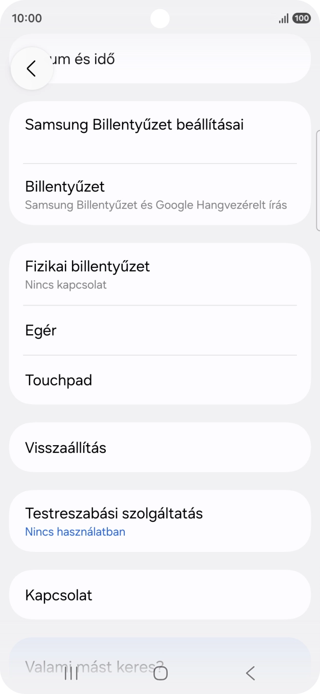 Válaszd a Visszaállítás lehetőséget. Válaszd a Visszaállítás lehetőséget.