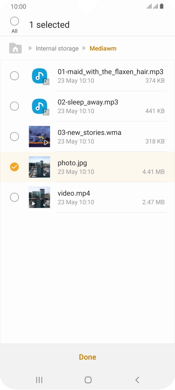 Press Done. Press Done.