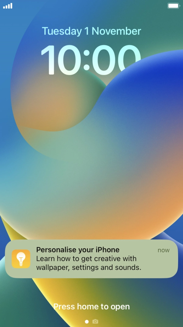 Press the required notification and follow the instructions on the screen to use the selected function. Press the required notification and follow the instructions on the screen to use the selected function.