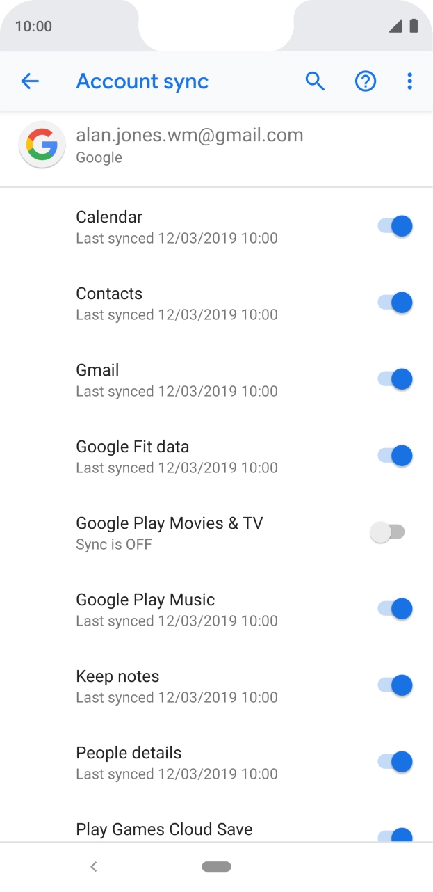 Press the Home key to return to the home screen.