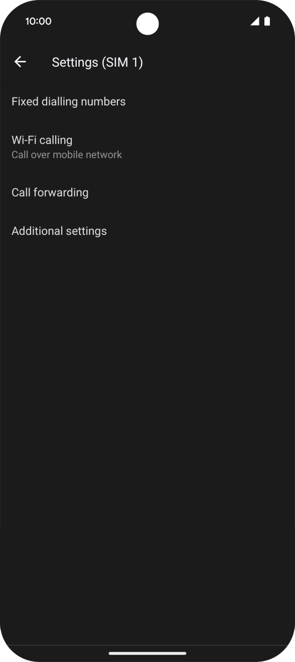Press Wi-Fi calling. Press Wi-Fi calling.