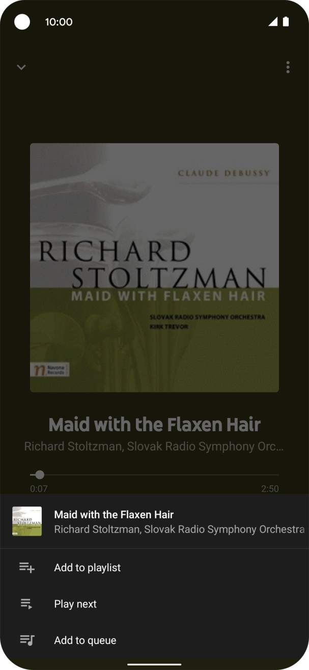 Press Add to playlist. Press Add to playlist.