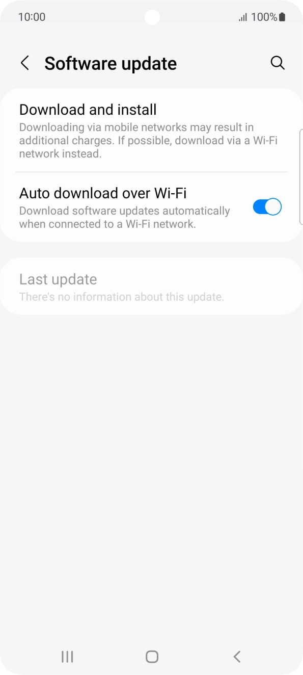 Press Download and install. If a new software version is available, it's displayed. Follow the instructions on the screen to update the phone software. Press Download and install. If a new software version is available, it's displayed. Follow the instructions on the screen to update the phone software.