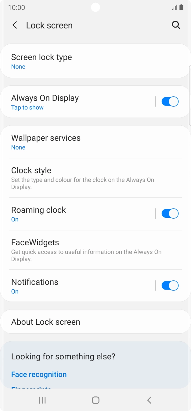 Press the Home key to return to the home screen.