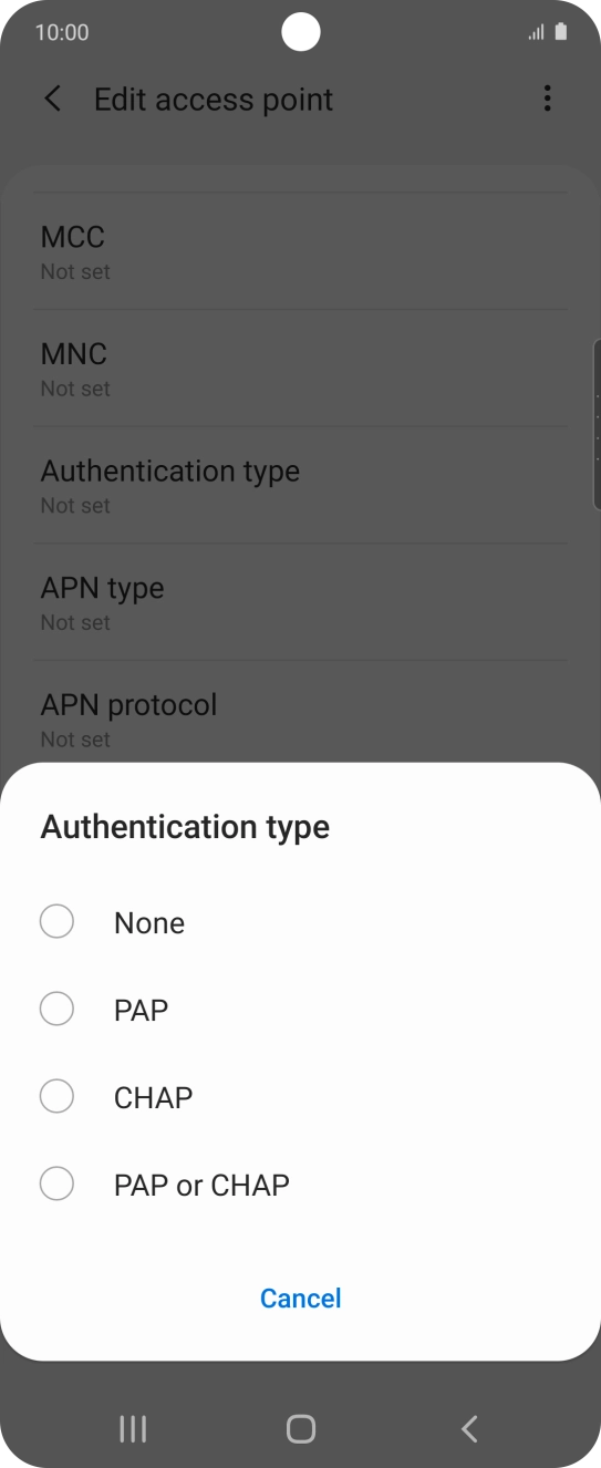 Press PAP. Press PAP.