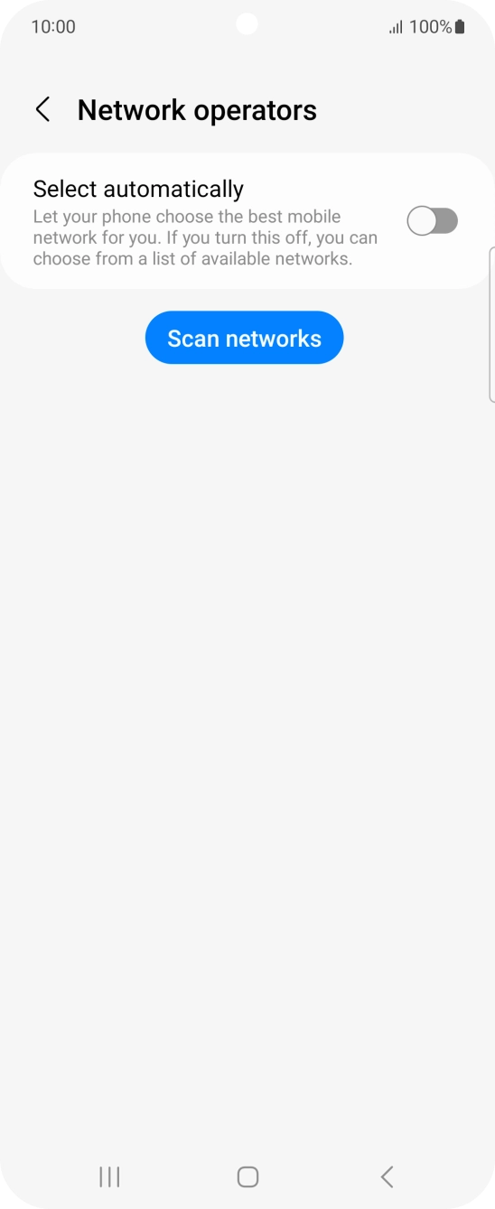 Press the indicator next to 'Select automatically' to turn on the function. Press the indicator next to 'Select automatically' to turn on the function.