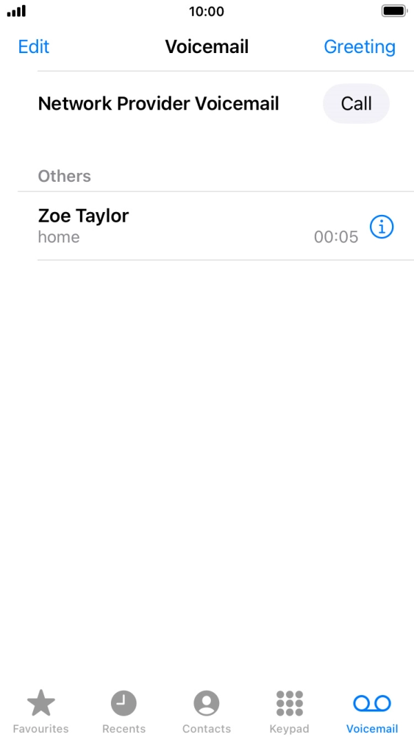 Press the required message. Press the required message.