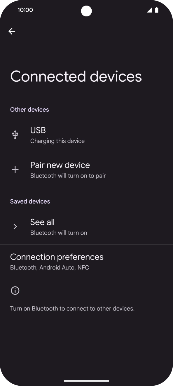 Press Pair new device.