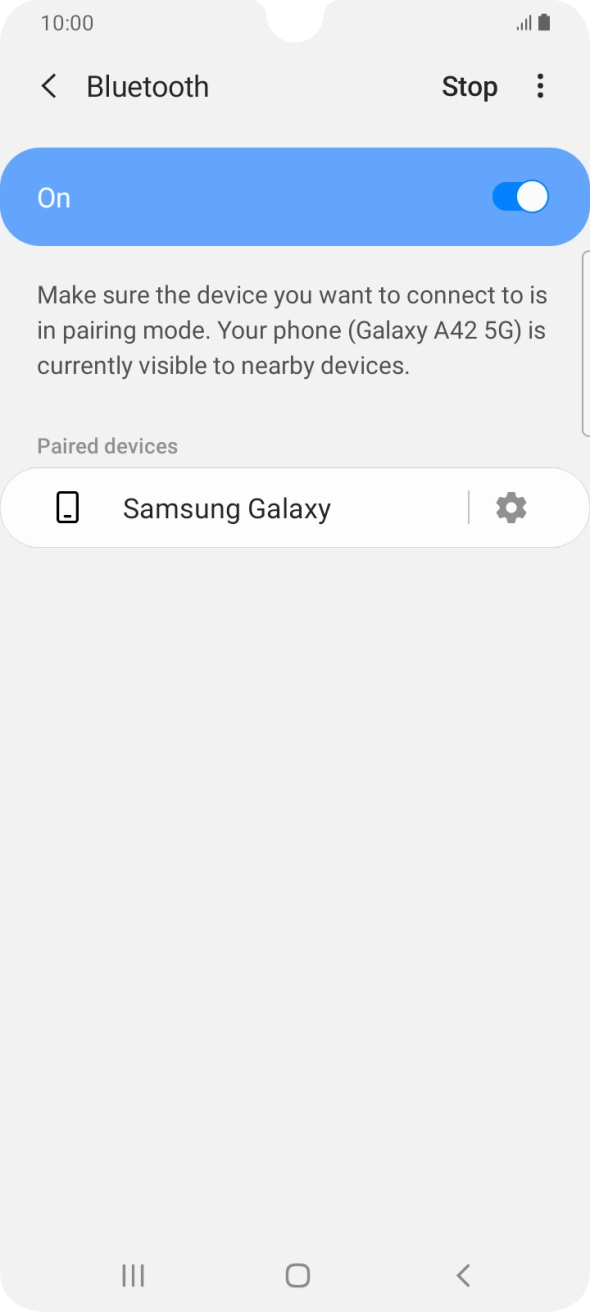 Press the Home key to return to the home screen.