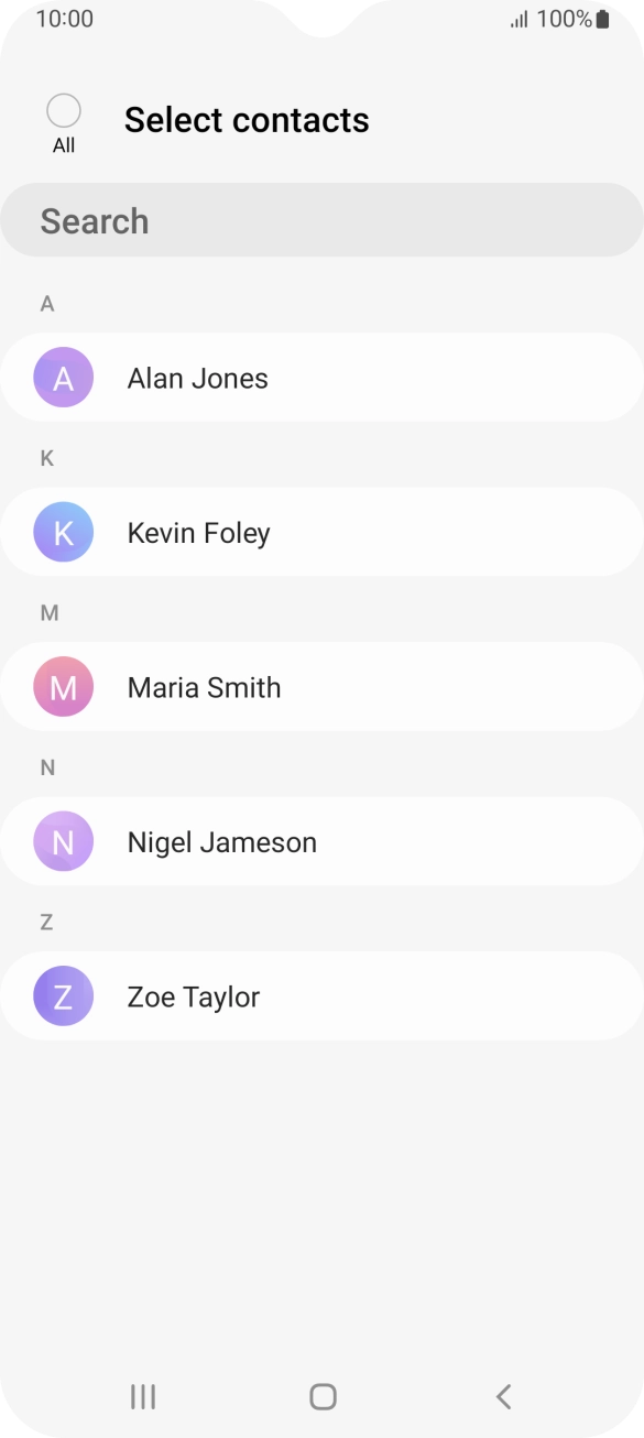 Press the field above 'All'.