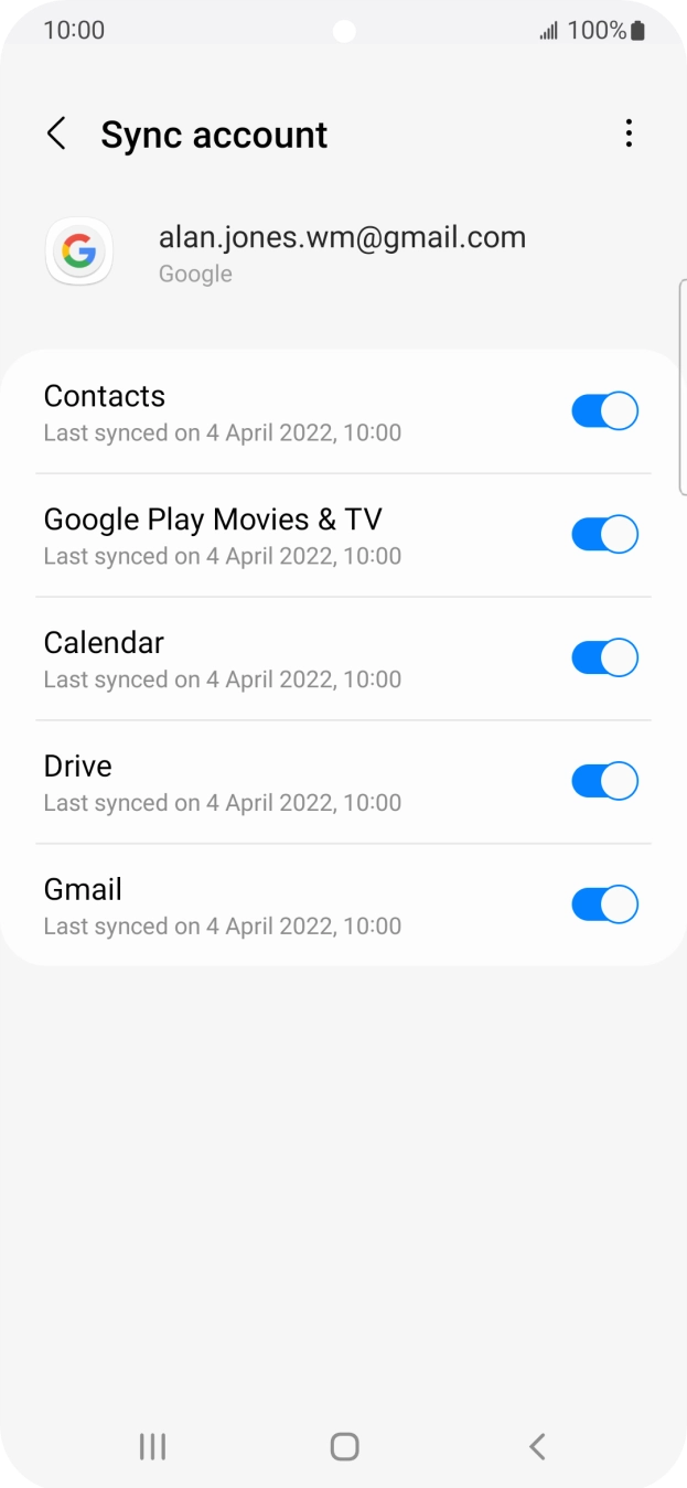 Press the Home key to return to the home screen.