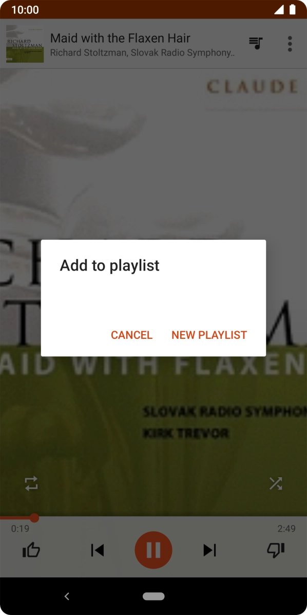 Press NEW PLAYLIST. Press NEW PLAYLIST.