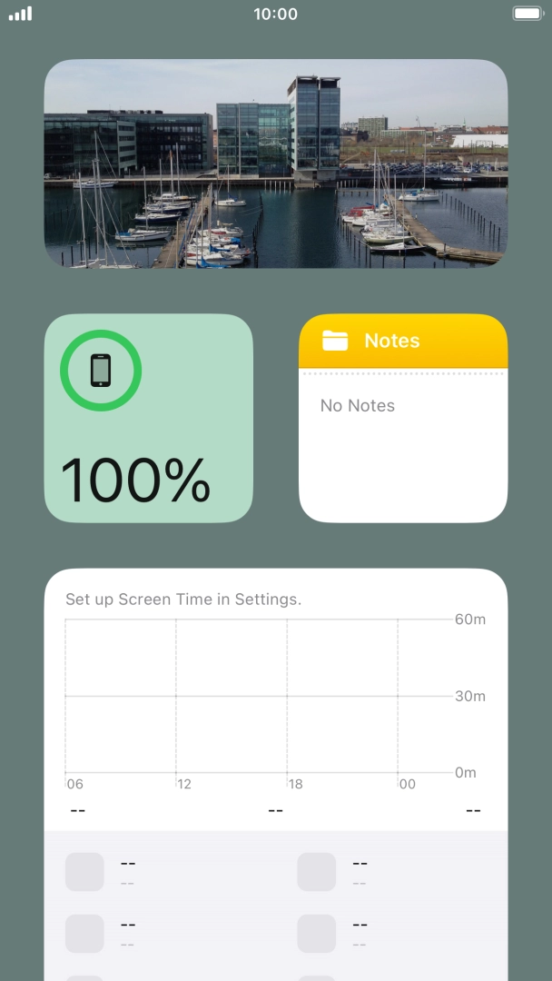 Slide your finger upwards on the screen. Slide your finger upwards on the screen.