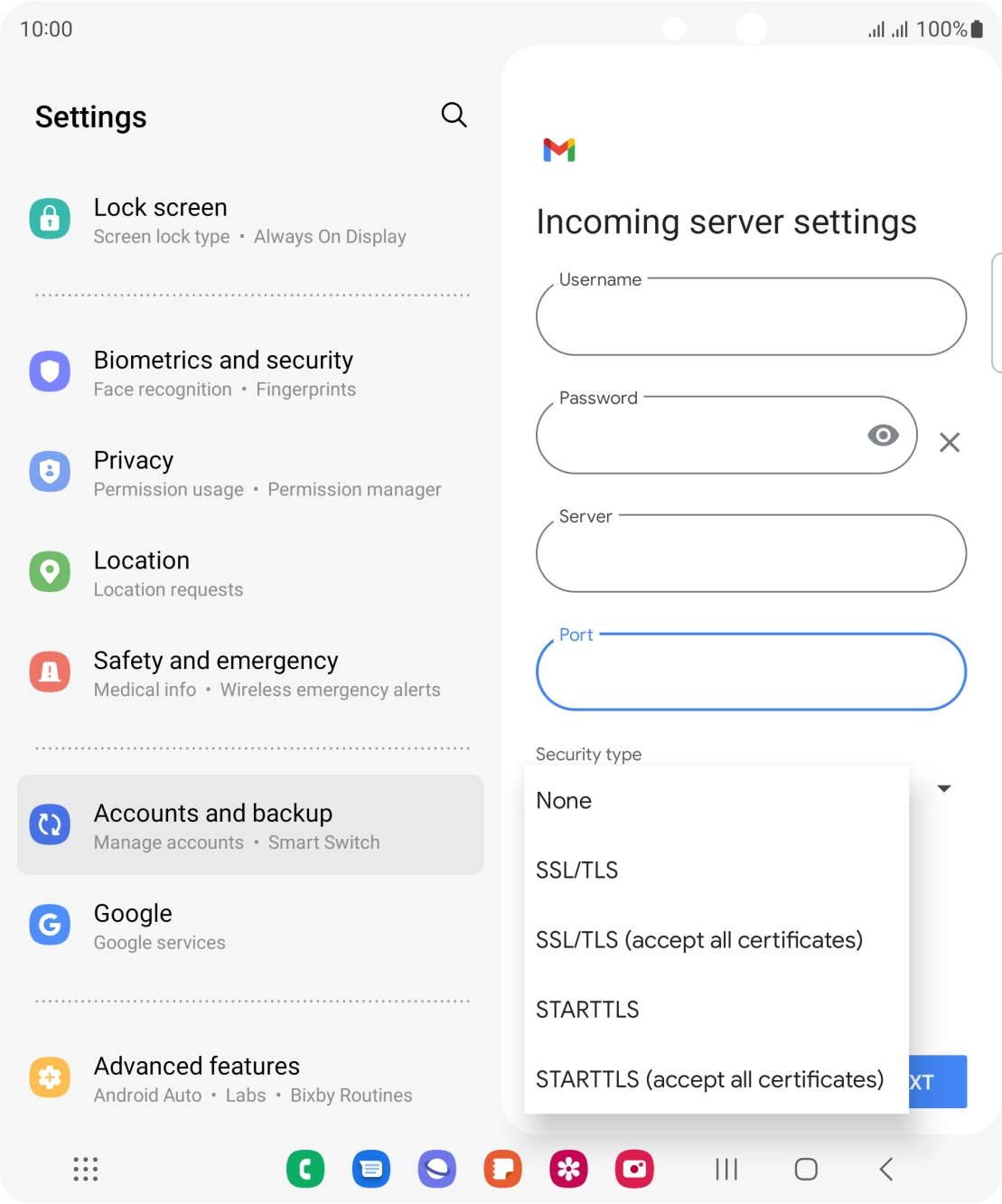 Press None. Press None.