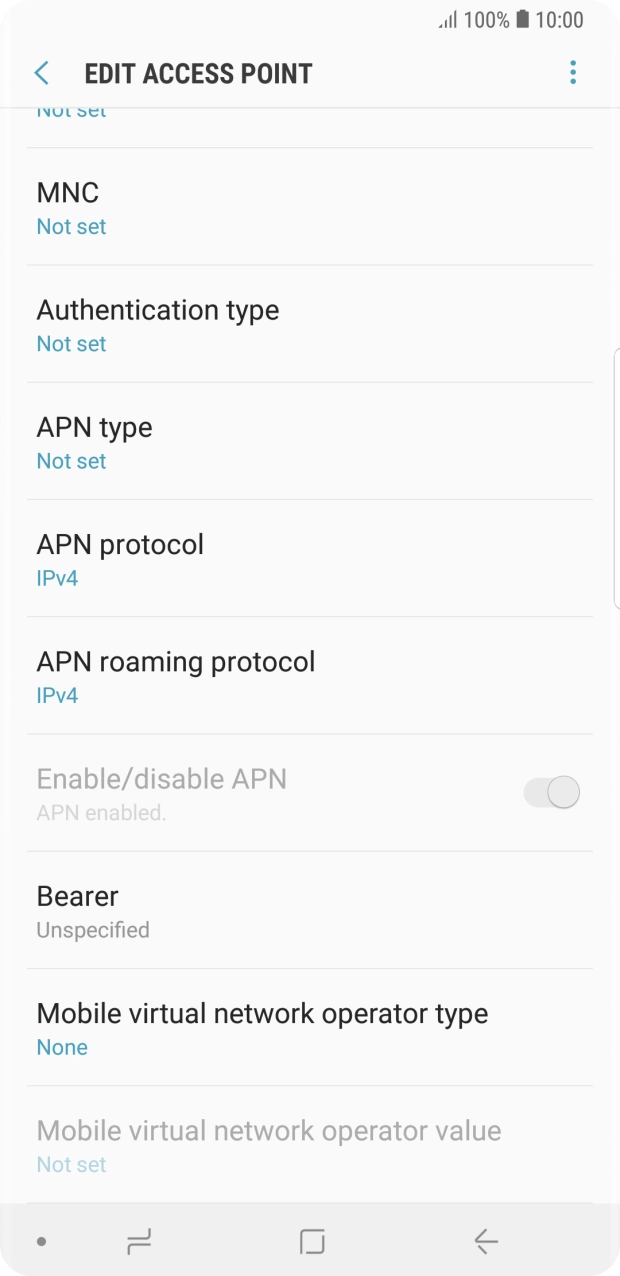 Press the menu icon. Press the menu icon.