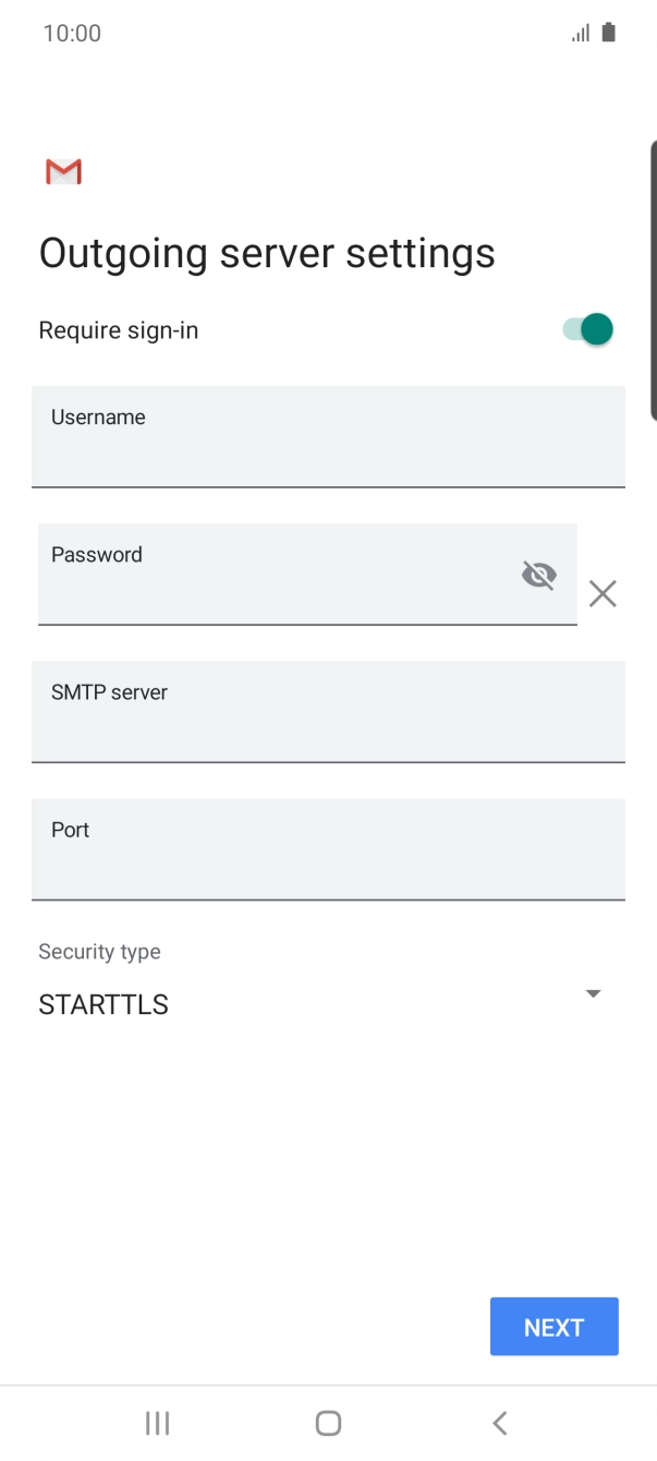 Press the indicator next to 'Require sign-in' to turn on the function.