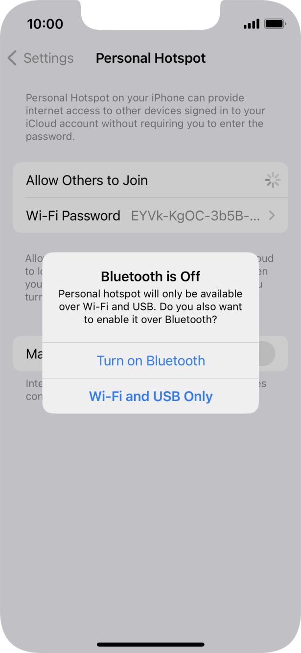 If WiFi is turned on, press Wi-Fi and USB Only. If WiFi is turned on, press Wi-Fi and USB Only.