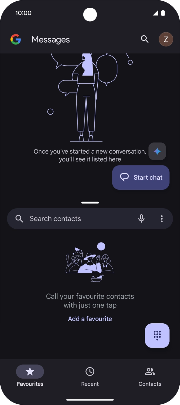 The applications are now shown in split screen view and you can use both applications at the same time.