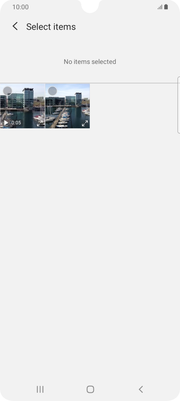 Press the required picture.